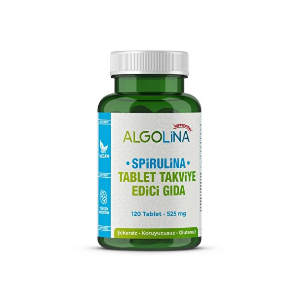 Algolina Spirulina Tablet 525 Mg -120 Tablet